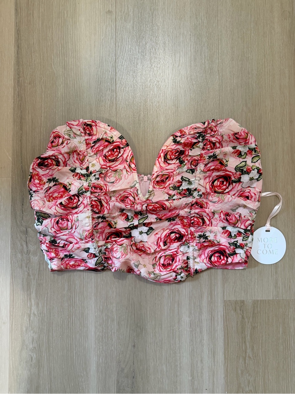 REVOLVE -SIENNA FLORAL RUCHED TOP
